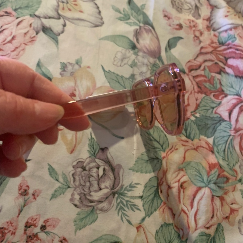 NWT. Punk Transparent Oversized Women's Sunglasses - Picture 3 of 6